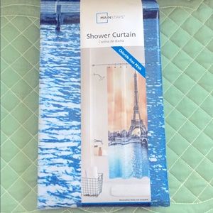 Eiffel Tower shower curtain